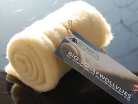 Bio-Schafwollvlies, 250 g Rolle