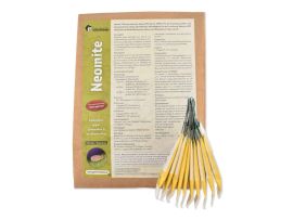 10 Säckchen mit Raubmilben mit der Verpackung