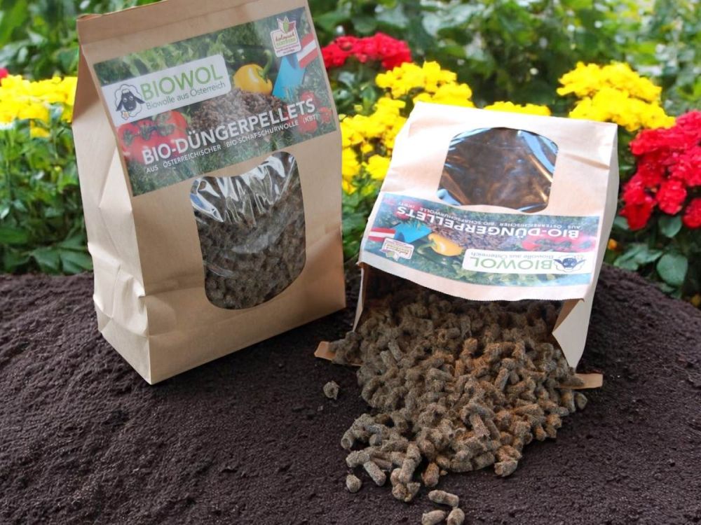 Bio-Schafwollpellets, 800 g