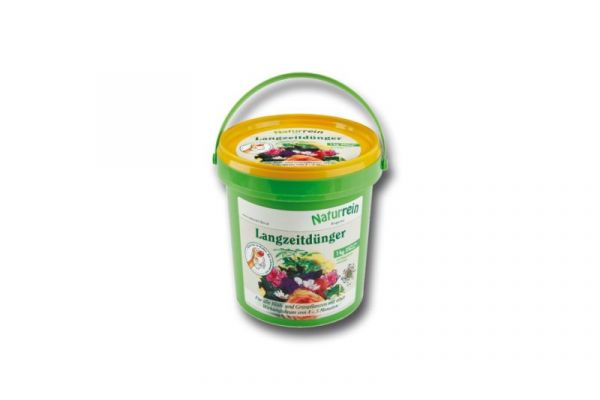 Langzeitdünger granuliert und pelletiert, 1 kg Eimer