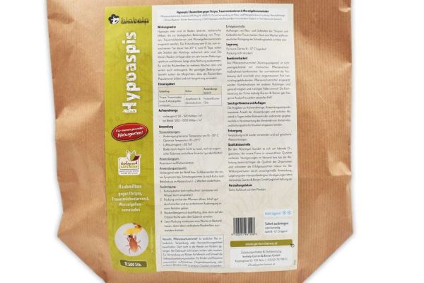 Raubmilben Hypoaspis Produktverpackung