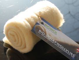 Bio-Schafwollvlies, 500 g Rolle