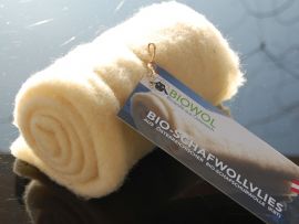 Bio-Schafwollvlies, 250 g Rolle