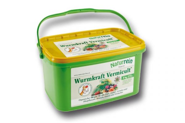 Organischer Langzeitdünger Wurmkraft Vermicult®, 4 kg Eimer